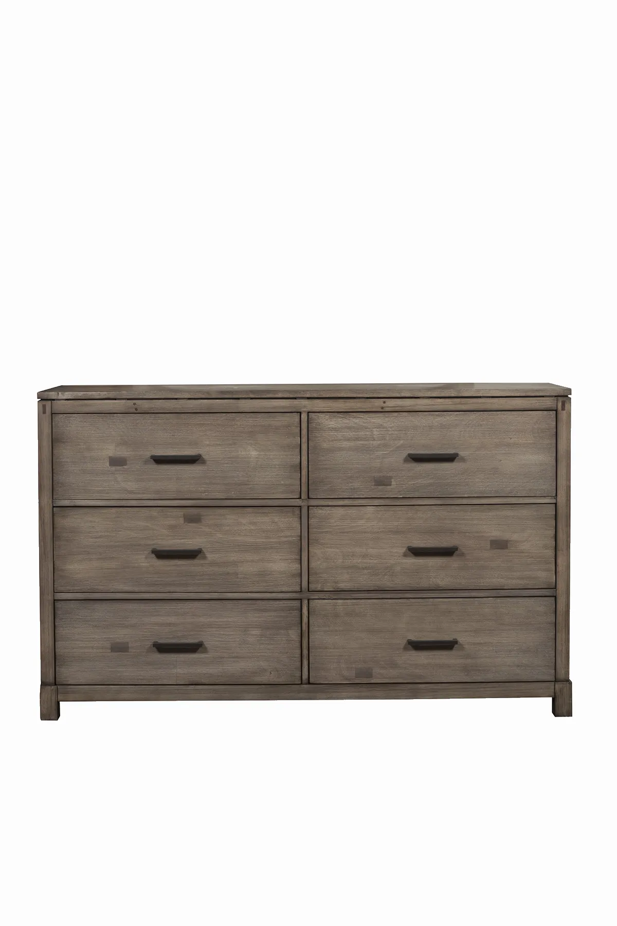 Sydney 6 Drawer Dresser, Weathered Grey