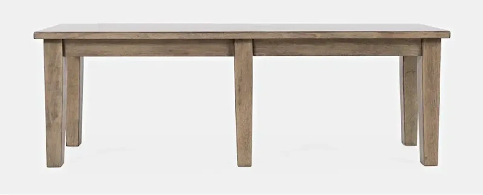 Jofran Prescott Park Modern Contemporary 52'' Solid Wood Dining Bench