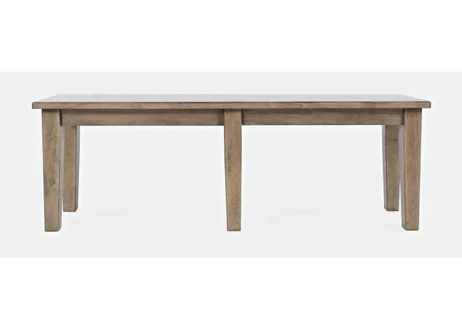 Jofran Prescott Park Modern Contemporary 52'' Solid Wood Dining Bench