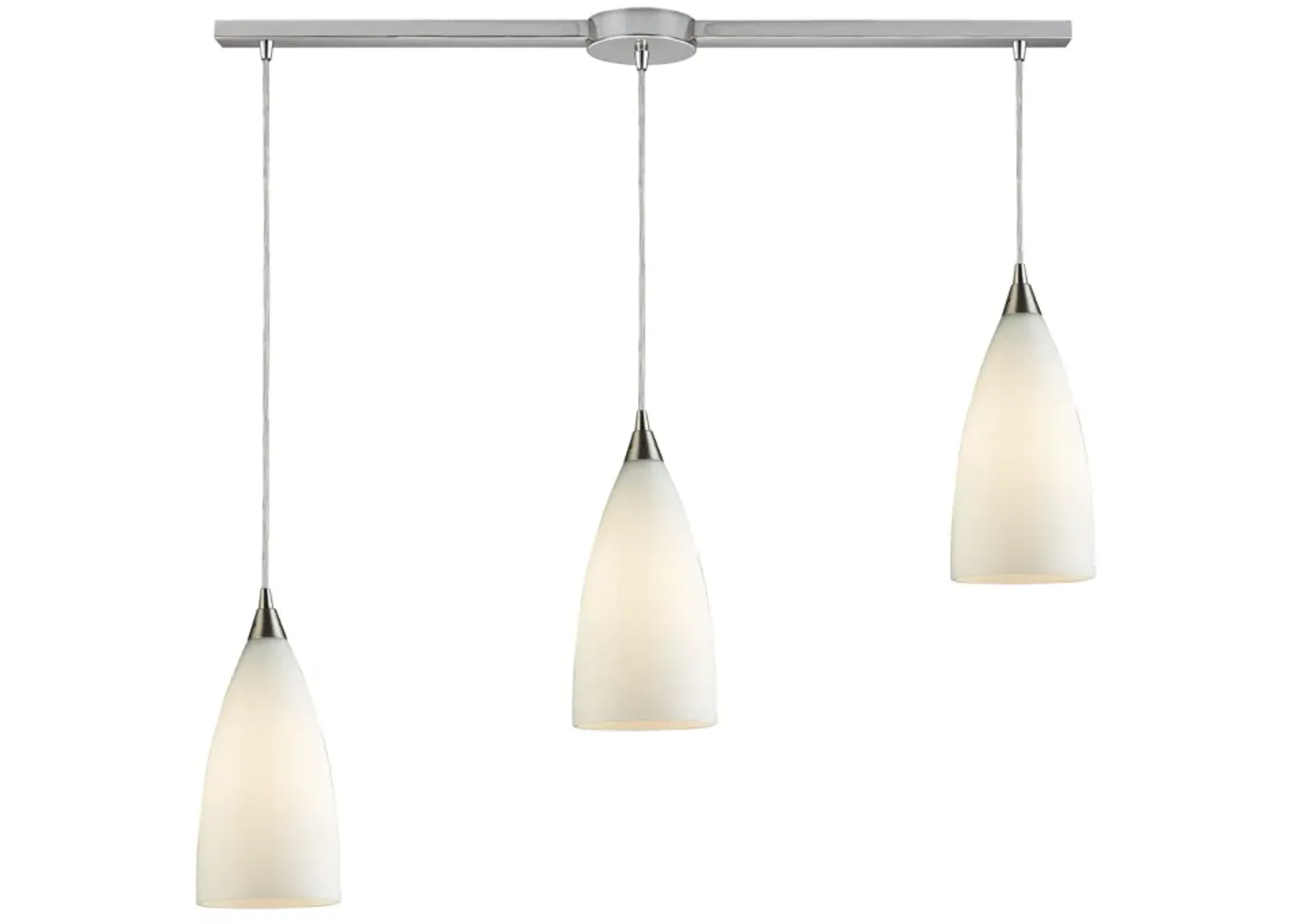 Vesta Slim White Linear Pendant