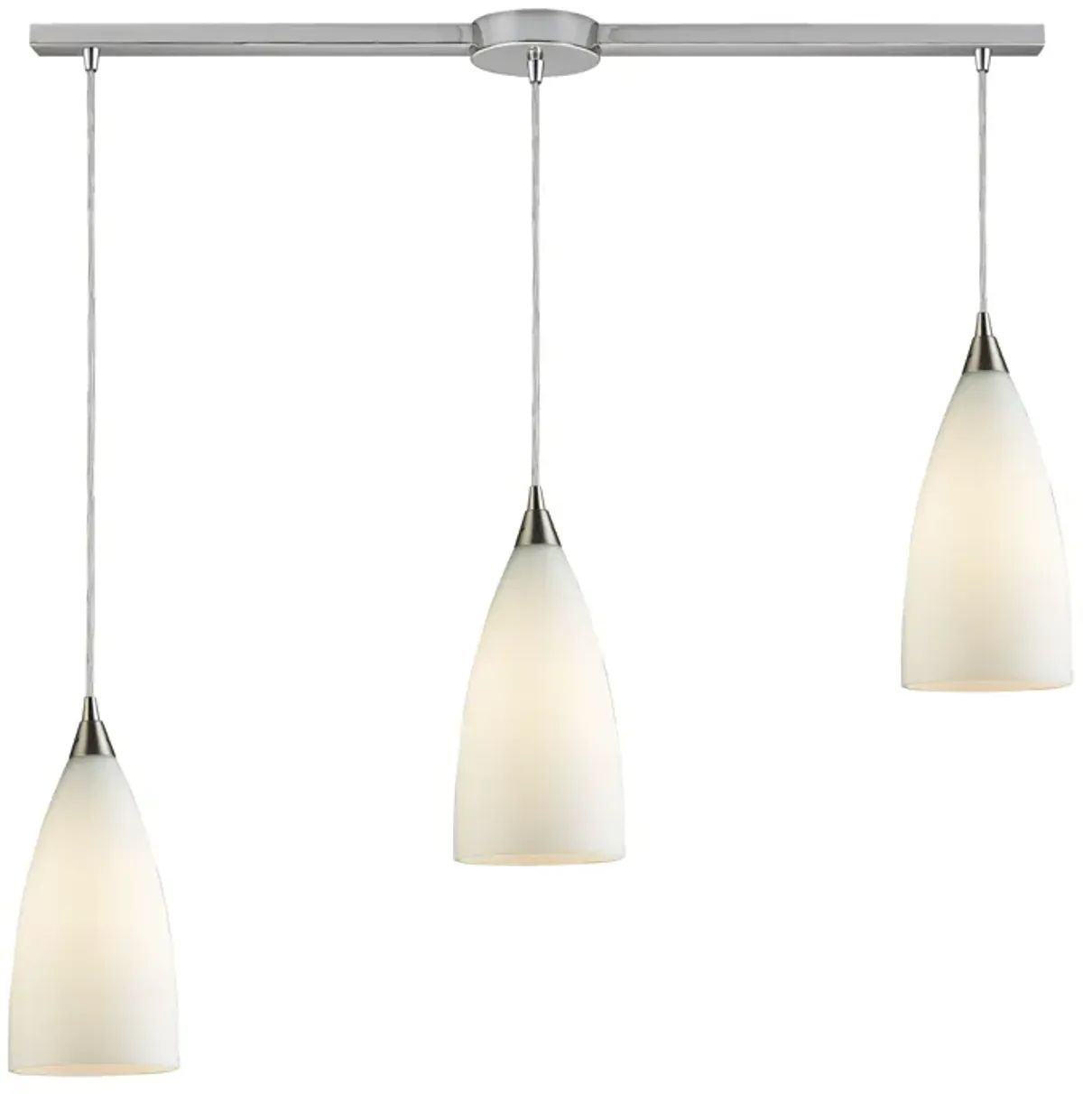 Vesta Slim White Linear Pendant