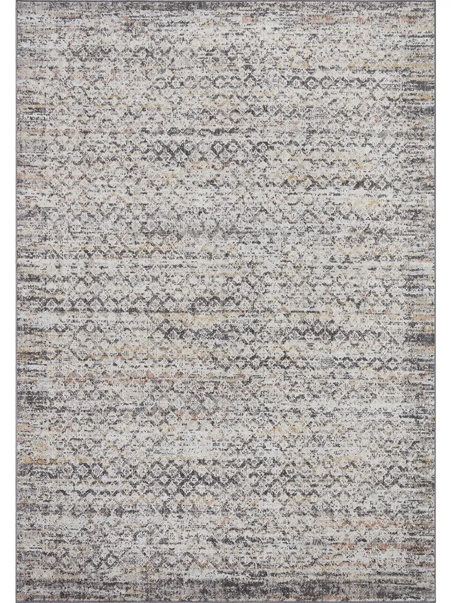 Monroe MON03 Grey/Multi 3'9" x 5'9" Rug