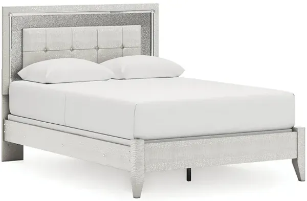 Zyniden Queen Upholstered Panel Bed