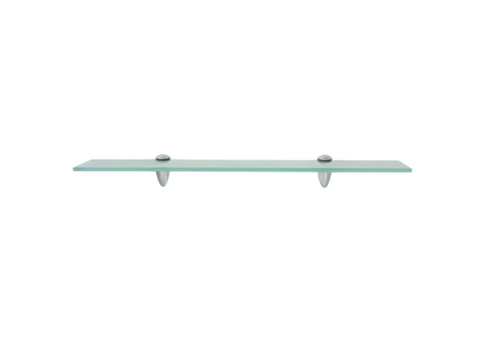 vidaXL Floating Shelf Glass 23.6"x3.9" 0.3"