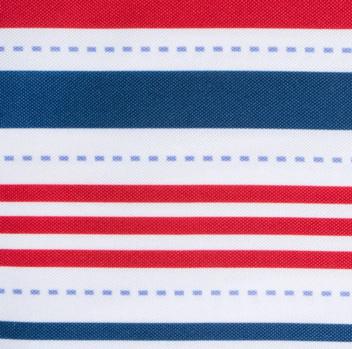 Red and Blue Patriotic Striped Rectangular Tablecloth 60� x 84�