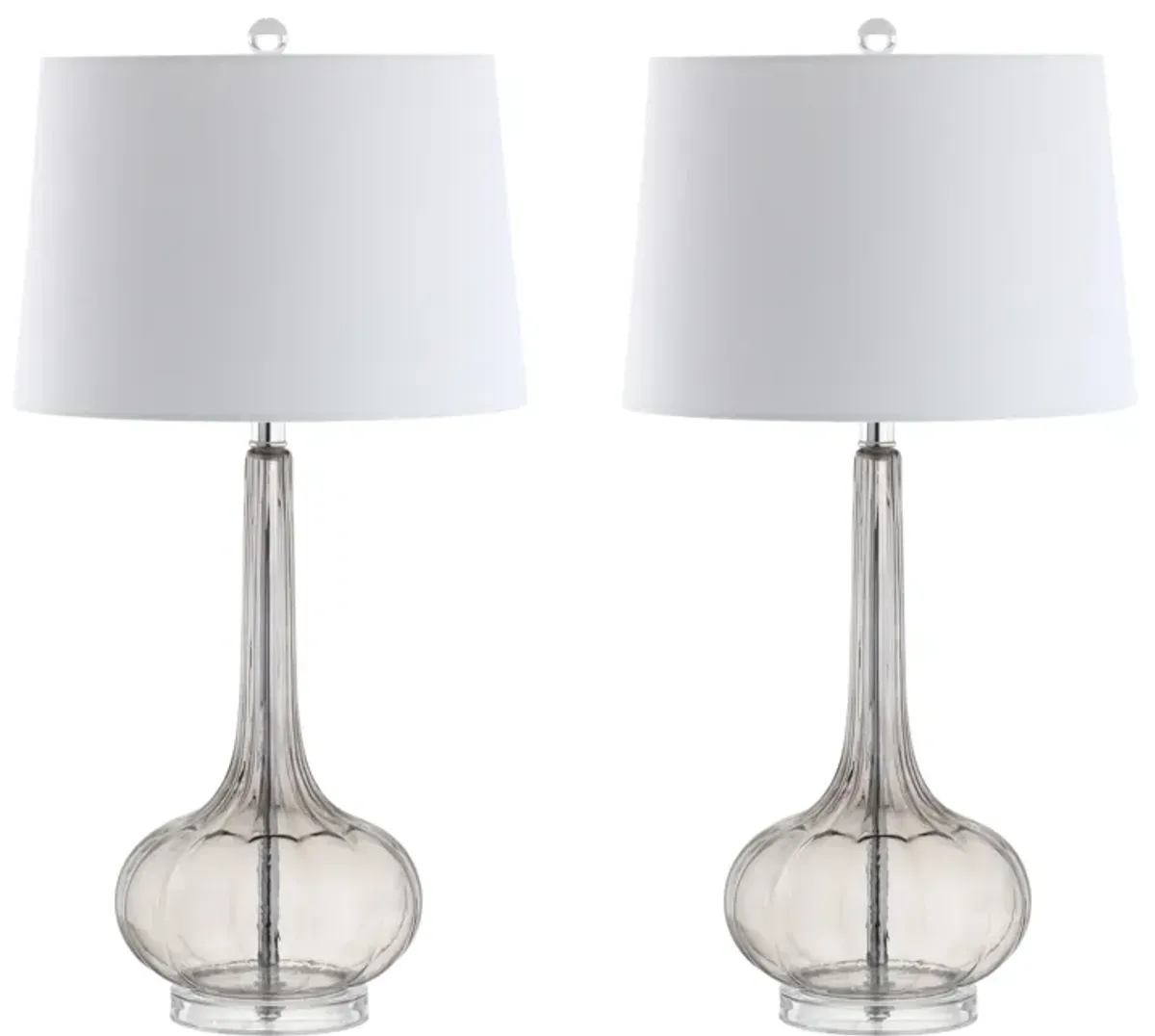 Bette Glass Teardrop LED Table Lamp (Set of 2)