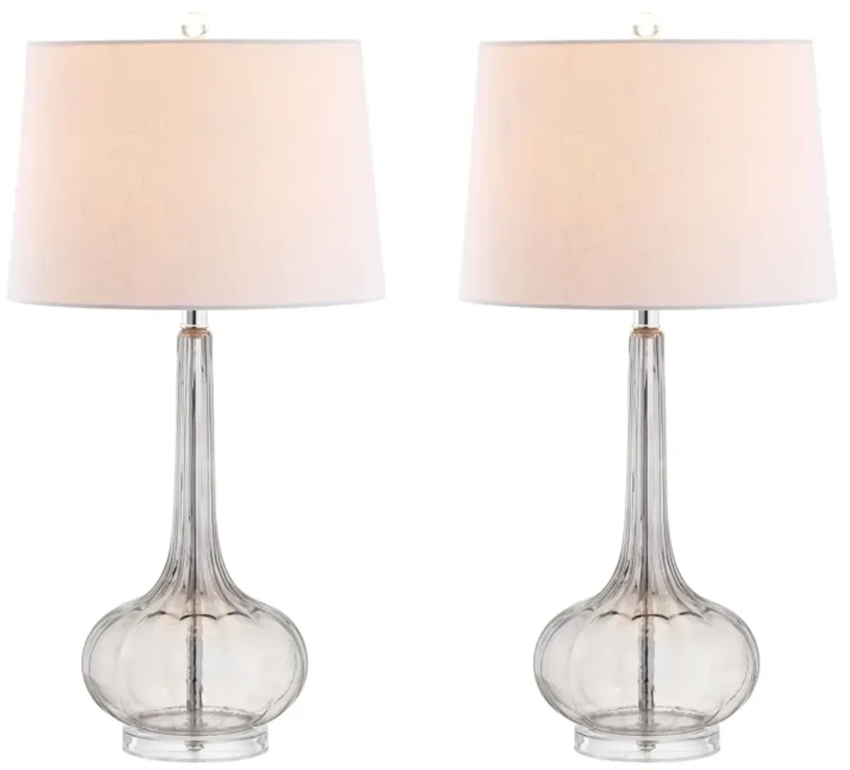 Bette Glass Teardrop LED Table Lamp (Set of 2)