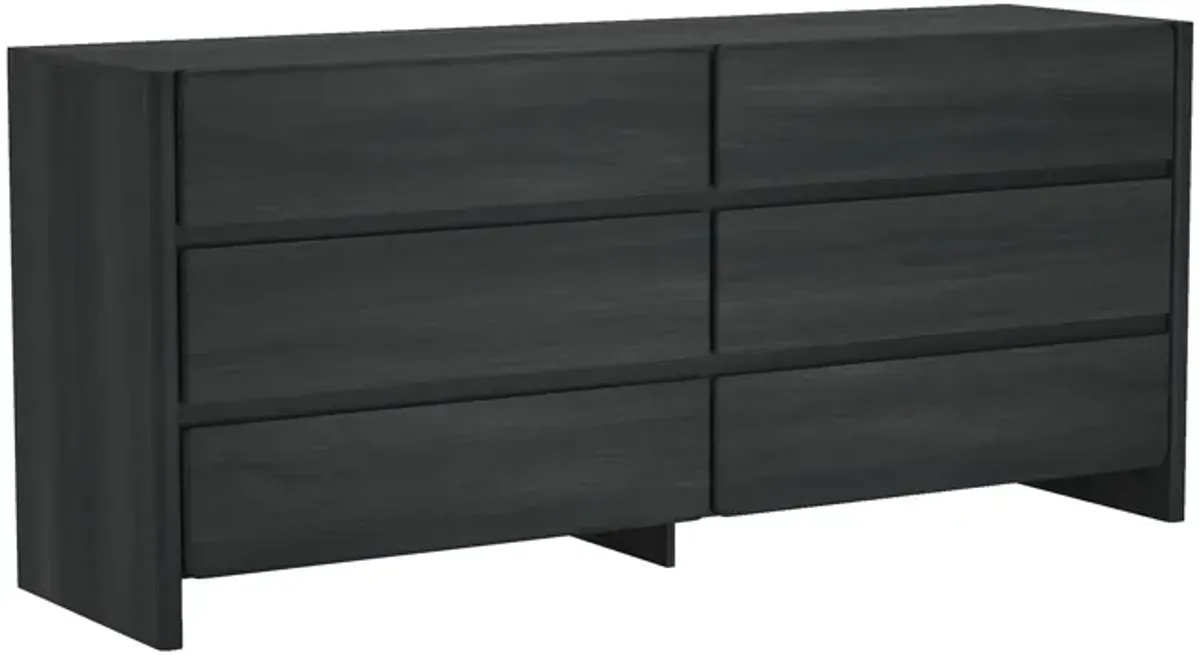 Linda Grey Double Wide Dresser