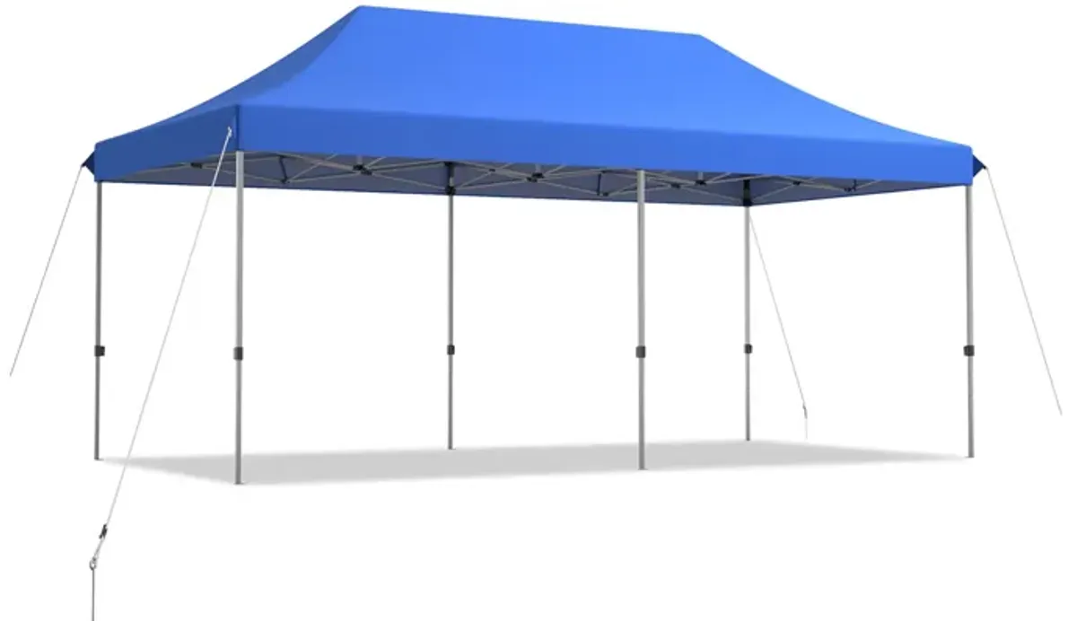 Adjustable Folding Heavy-Duty Sun Shelter with Carrying Bag for Outdoor Events and Beach Days