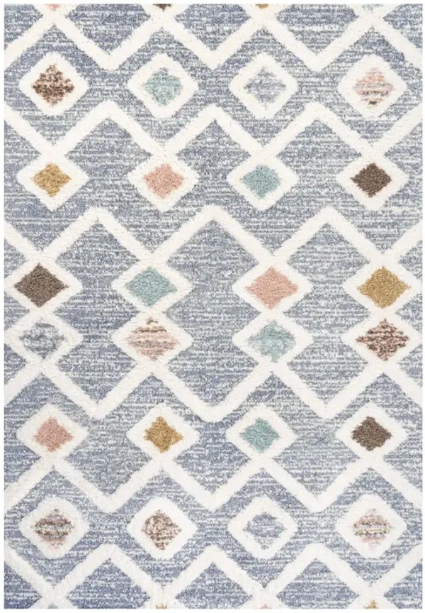 Monique Trellis High-Low Area Rug