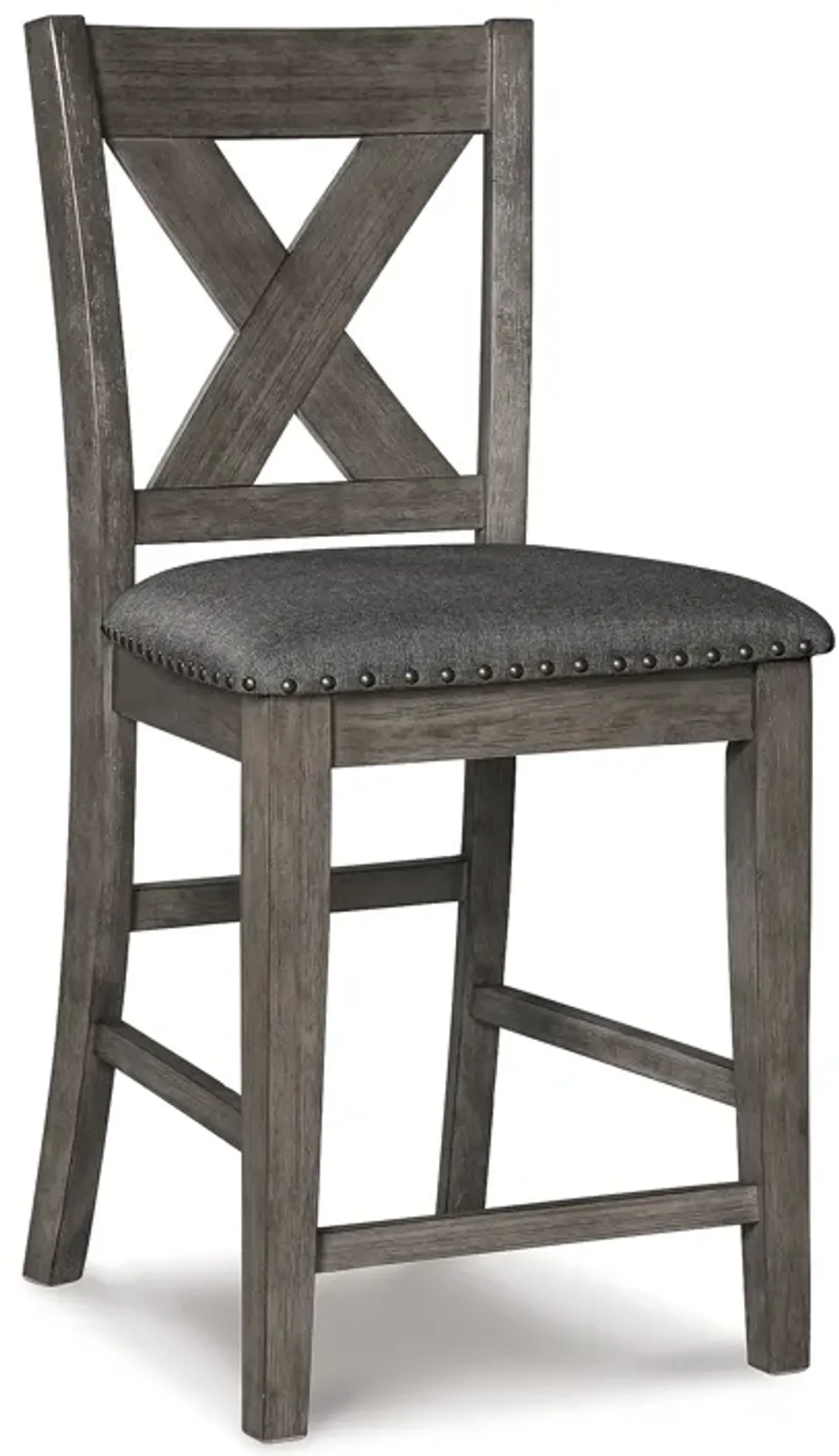 Caitbrook X Back Counter Height Bar Stool (Set of 2)