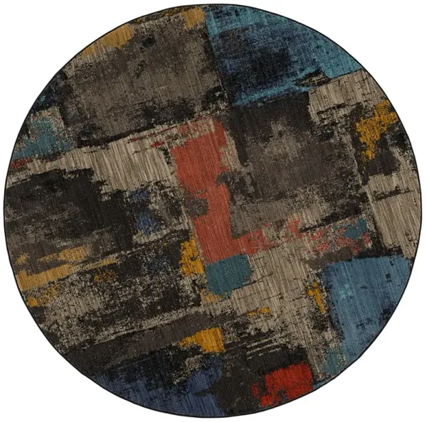 Elements Frisco Multi 8' ROUND Rug