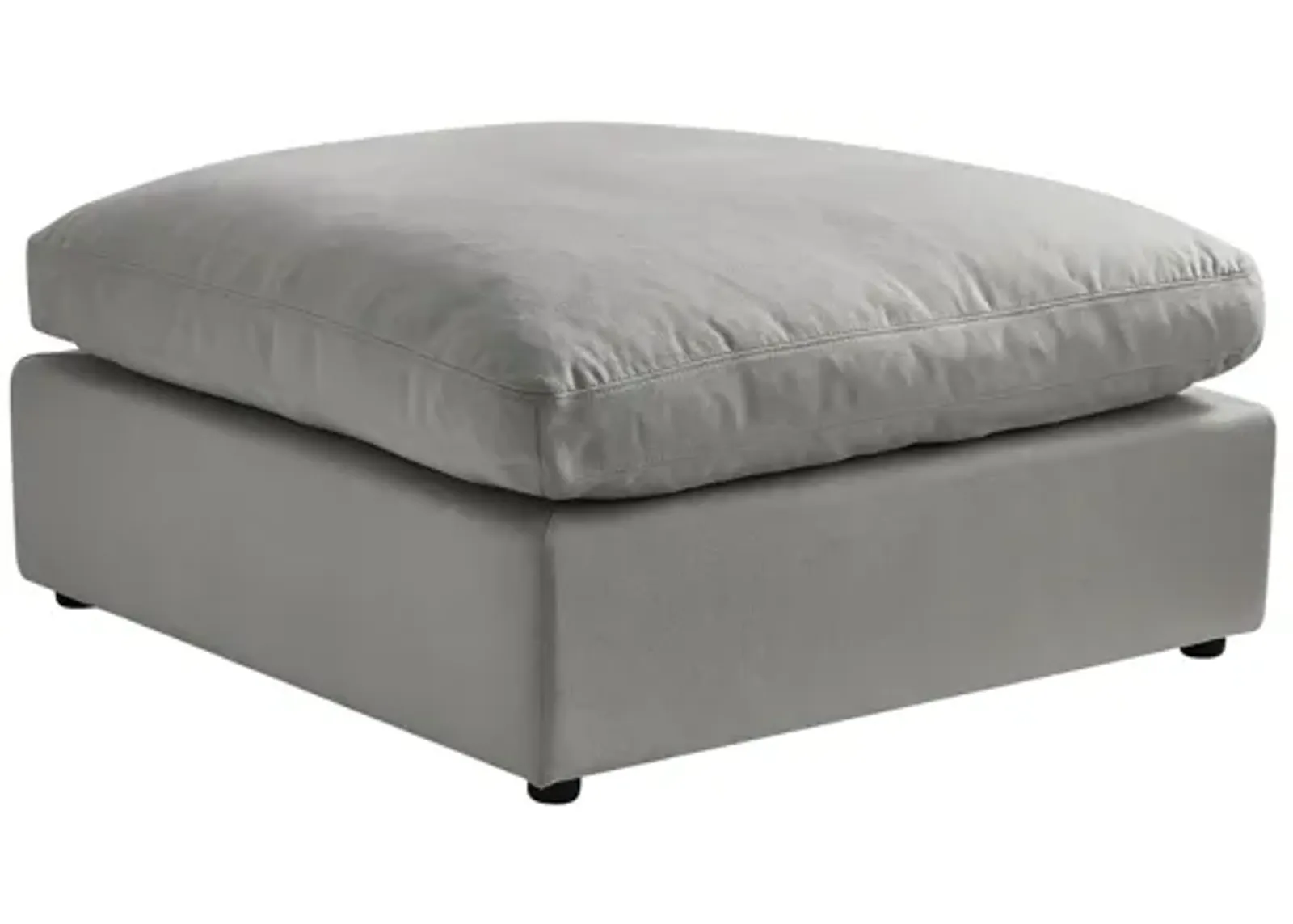 Rustic Manor Alissa Linen Ottoman