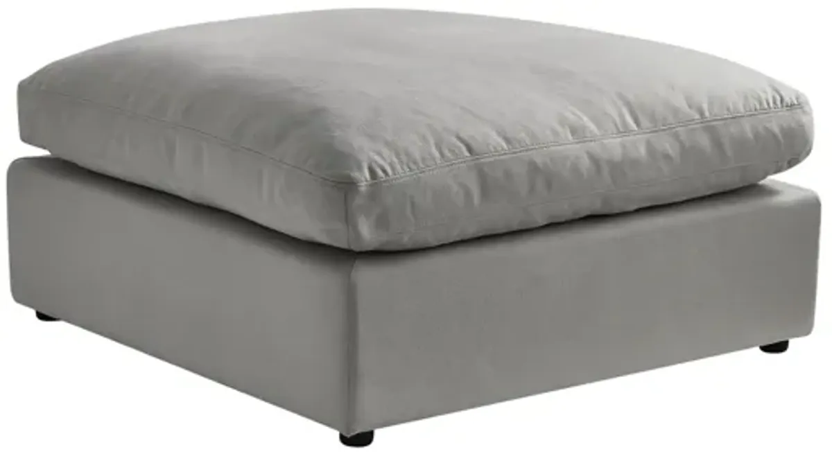 Rustic Manor Alissa Linen Ottoman