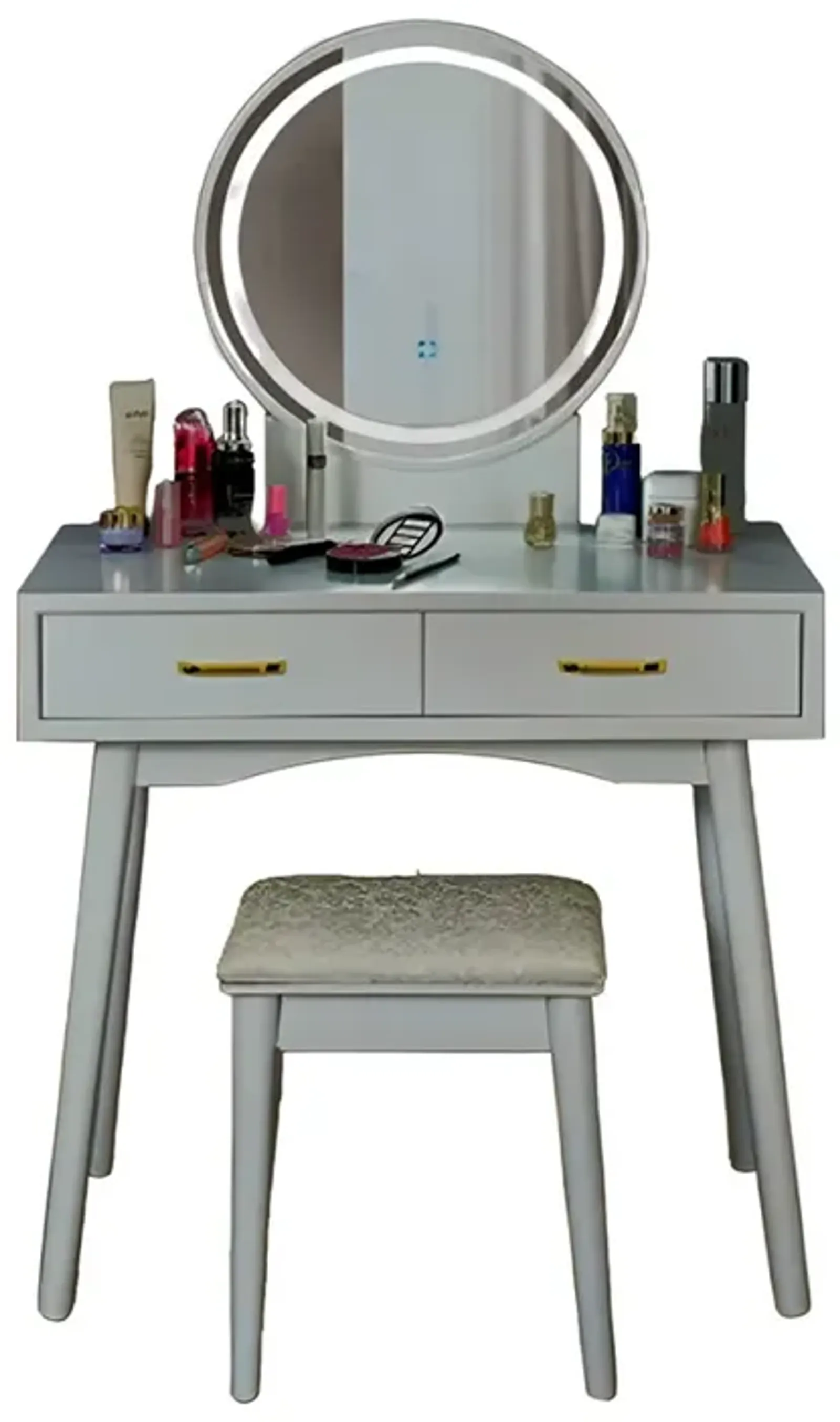 Vanity Dressing Table Set with 3 Lighting Modes