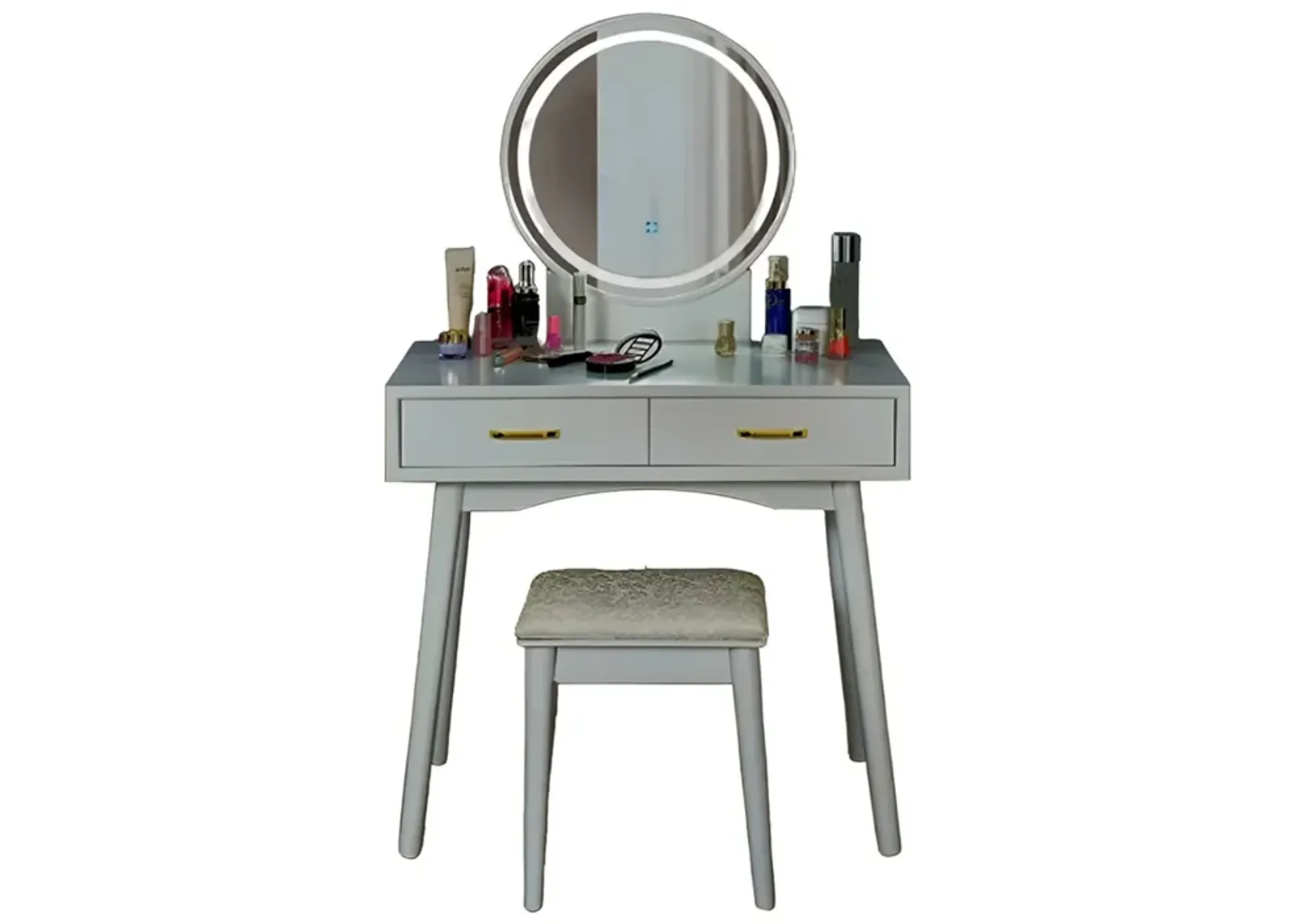 Vanity Dressing Table Set with 3 Lighting Modes