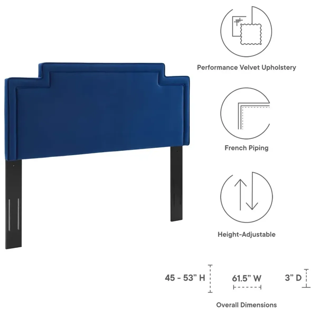 Modway - Transfix Performance Velvet Full/Queen Headboard