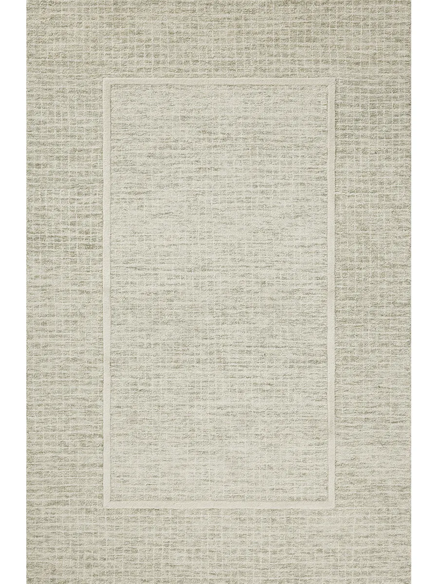 Briggs BRG-01 Sage / Ivory 2''6" x 9''9" Rug by Chris Loves Julia