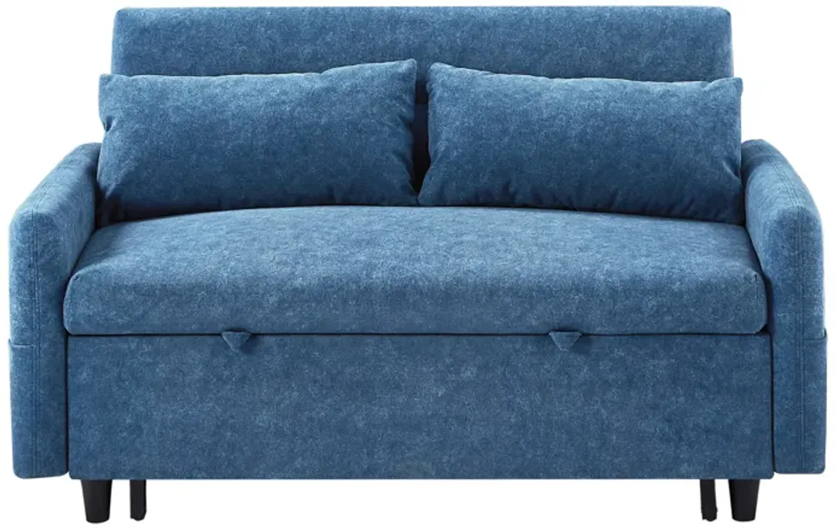 Merax Sleep Sofa Bed Loveseats Sofa Couch with Adjsutable Backrest