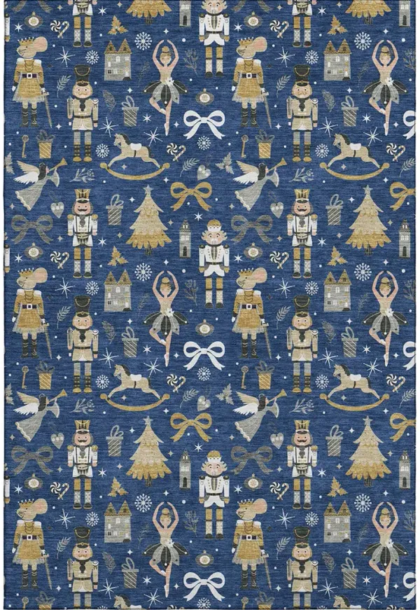 Merry & Bright MY29 Navy 30" x 46" Rug