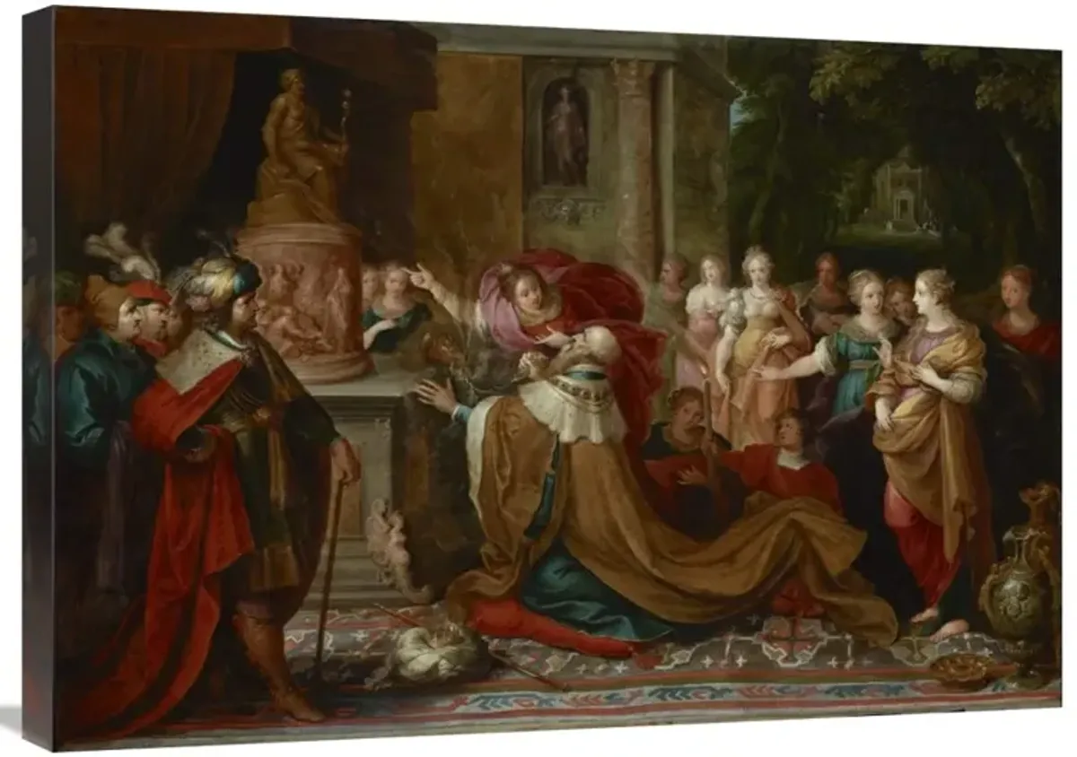The Idolatry of Solomon-Canvas Art-30x21.3