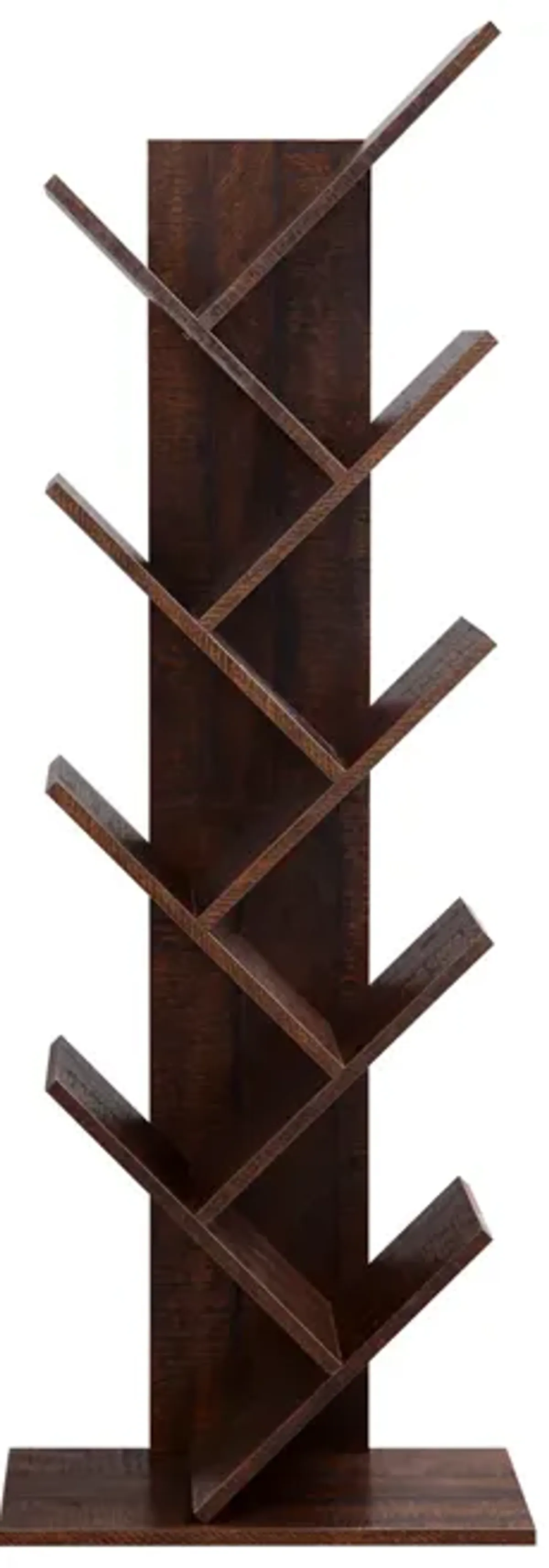 8-Tier Tree Bookshelf with Wooden Shelves – Ideal for Home Office