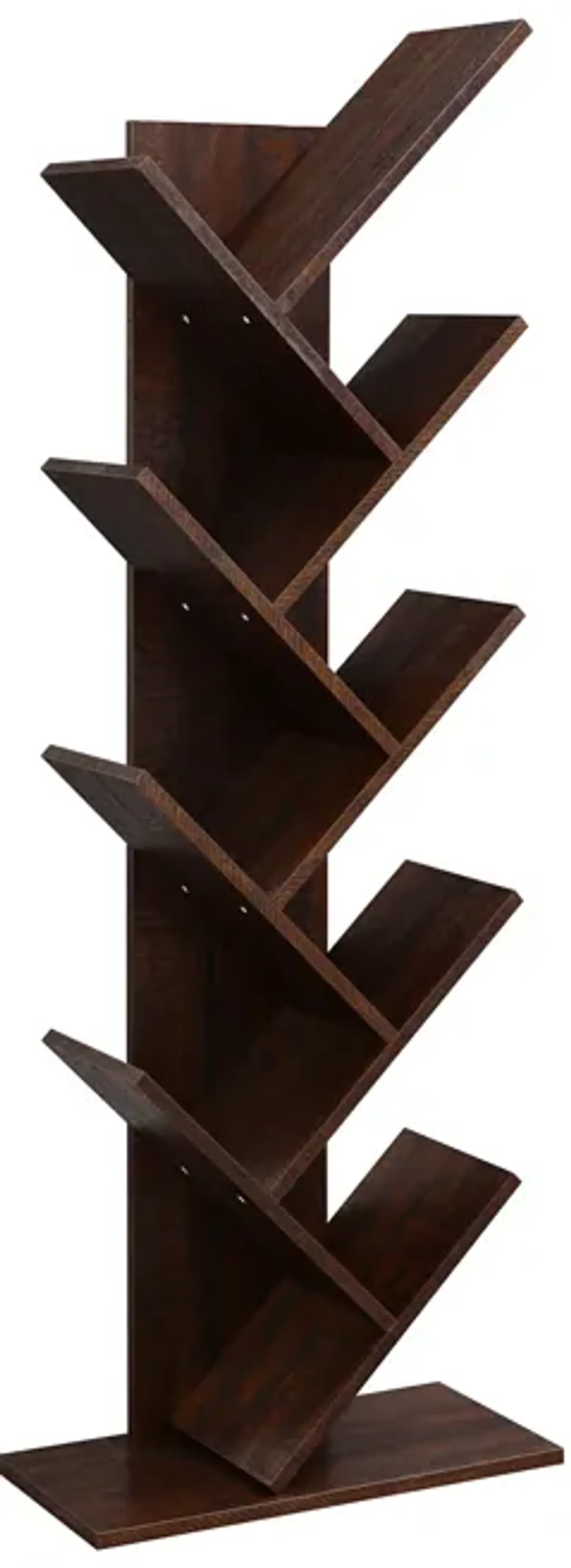 8-Tier Tree Bookshelf with Wooden Shelves – Ideal for Home Office