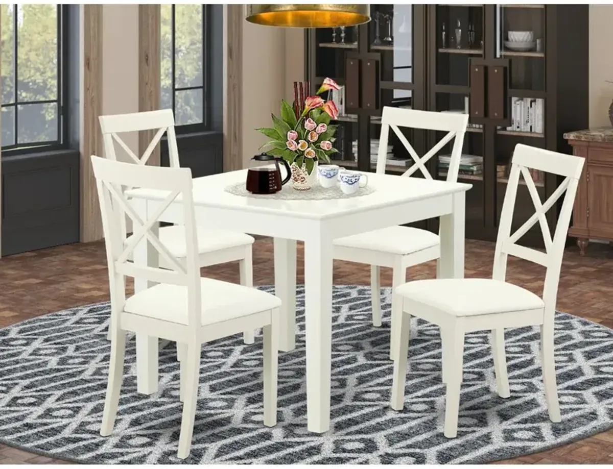 Dining Room Set Linen White