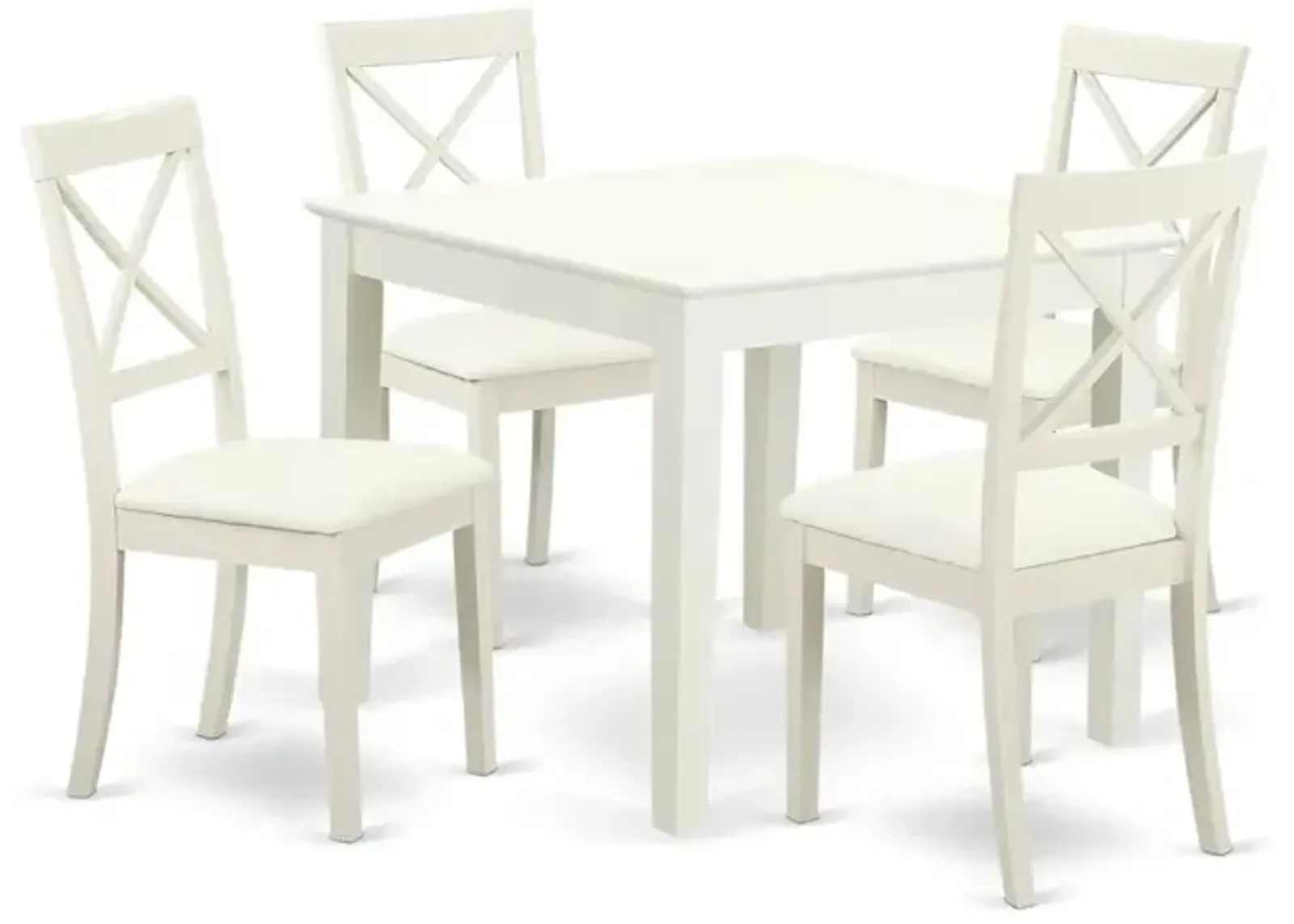 Dining Room Set Linen White