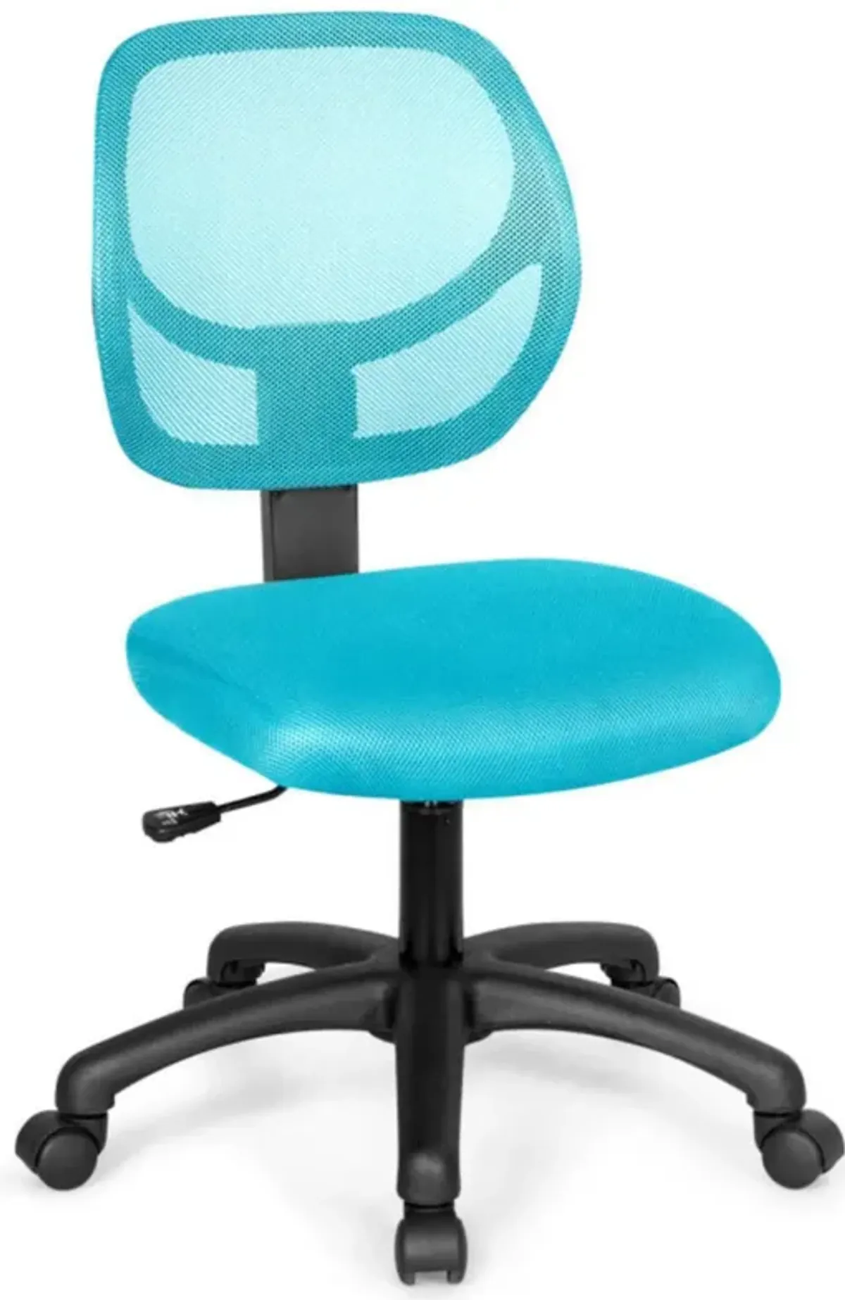 Hivvago Low-back Computer Task Chair with Adjustable Height and Swivel Casters