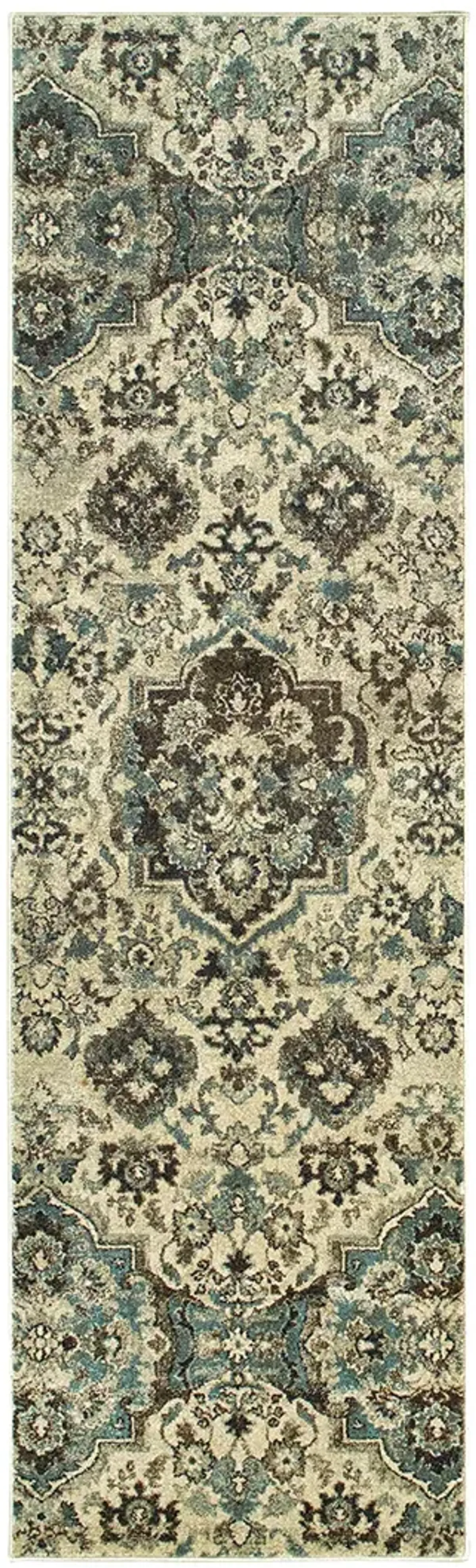 Raleigh 2'3" x 7'6" Ivory Rug