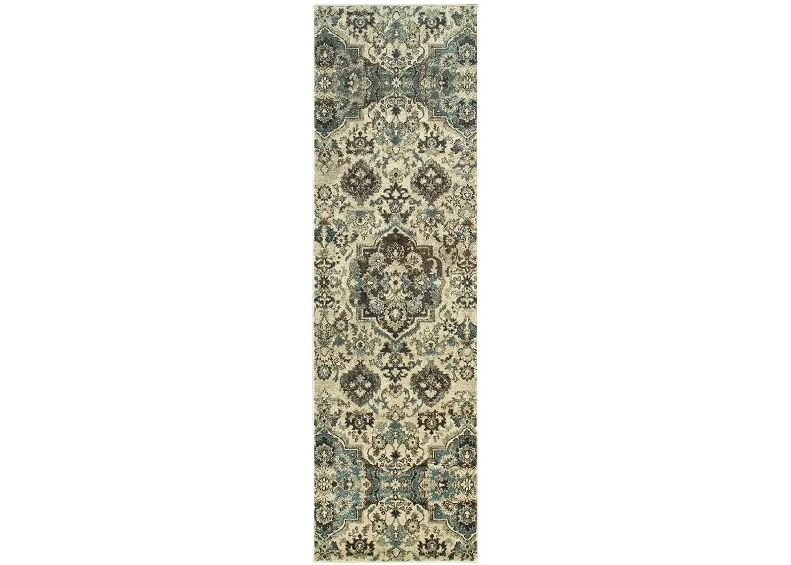 Raleigh 2'3" x 7'6" Ivory Rug