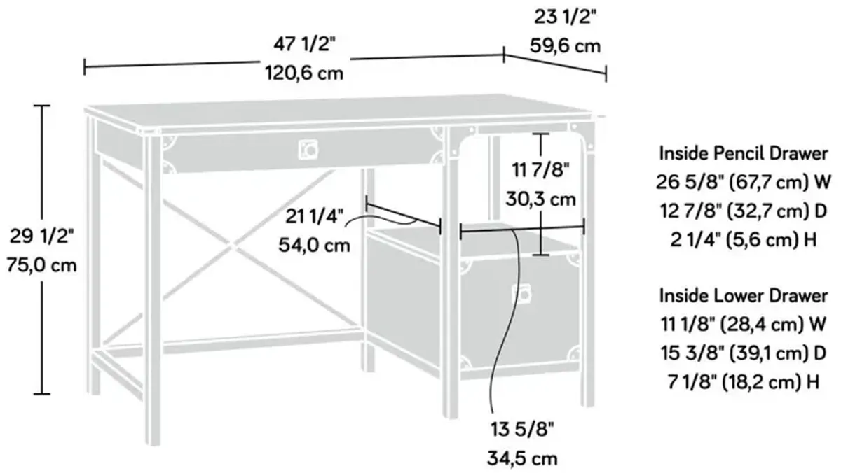 Belen Kox Modern Industrial Desk, Belen Kox