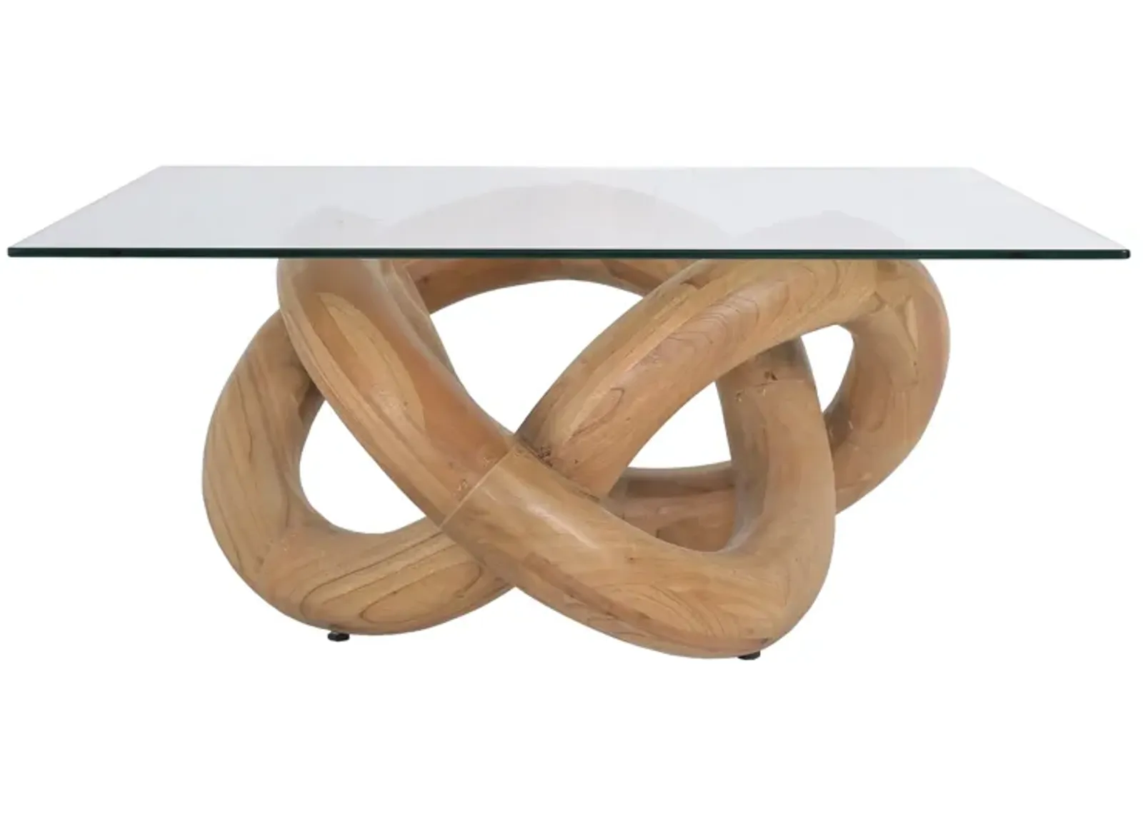 Knotty Brown Coffee Table