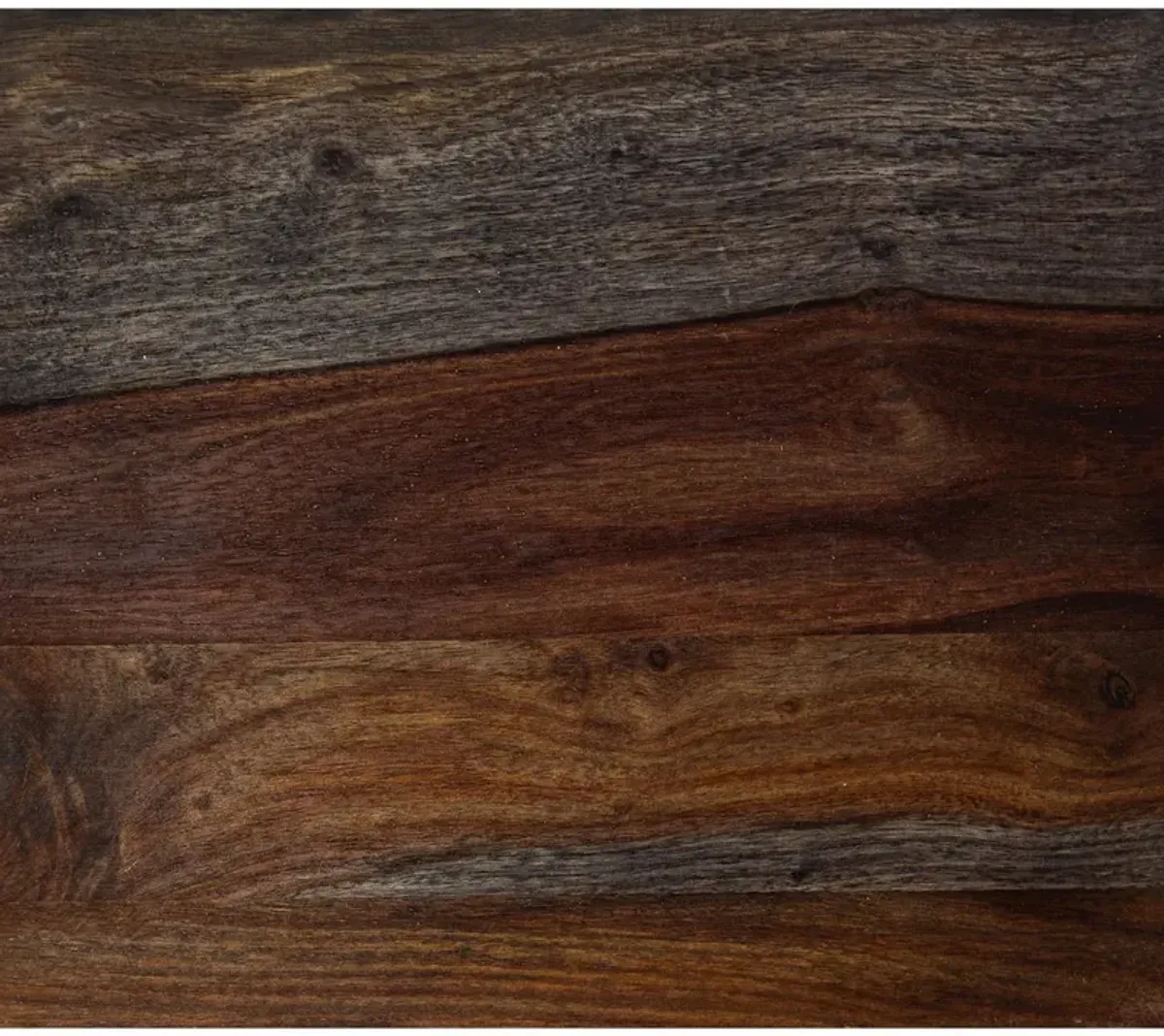 Porter Designs Manzanita Live Edge Solid Sheesham Wood Dining Table, Gray