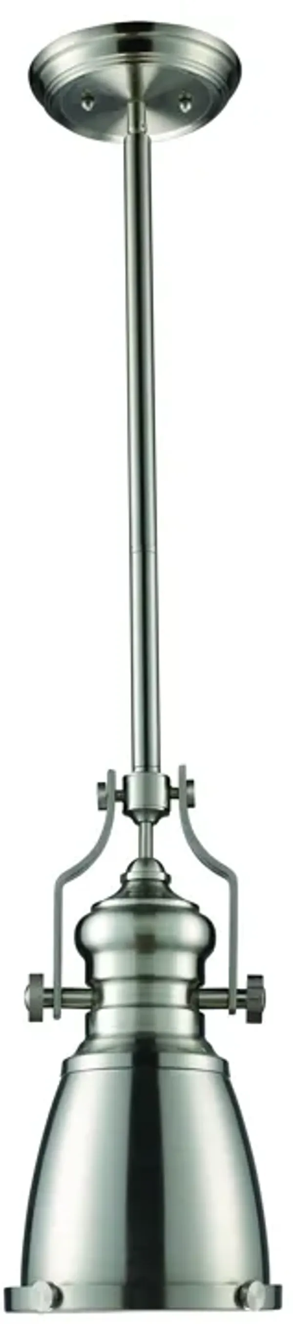 Chadwick 7.5'' Wide 1-Light Satin Nickel Mini Pendant