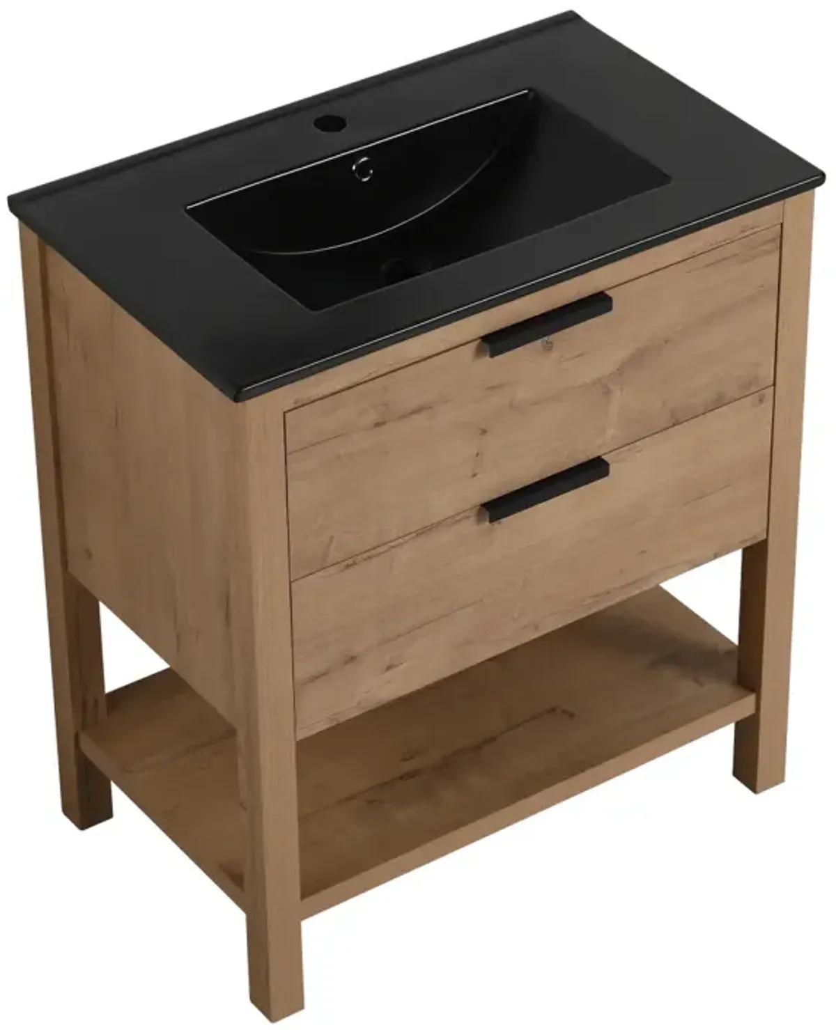 30 Inch Bathroom Vanity Plywood With 2 Drawers