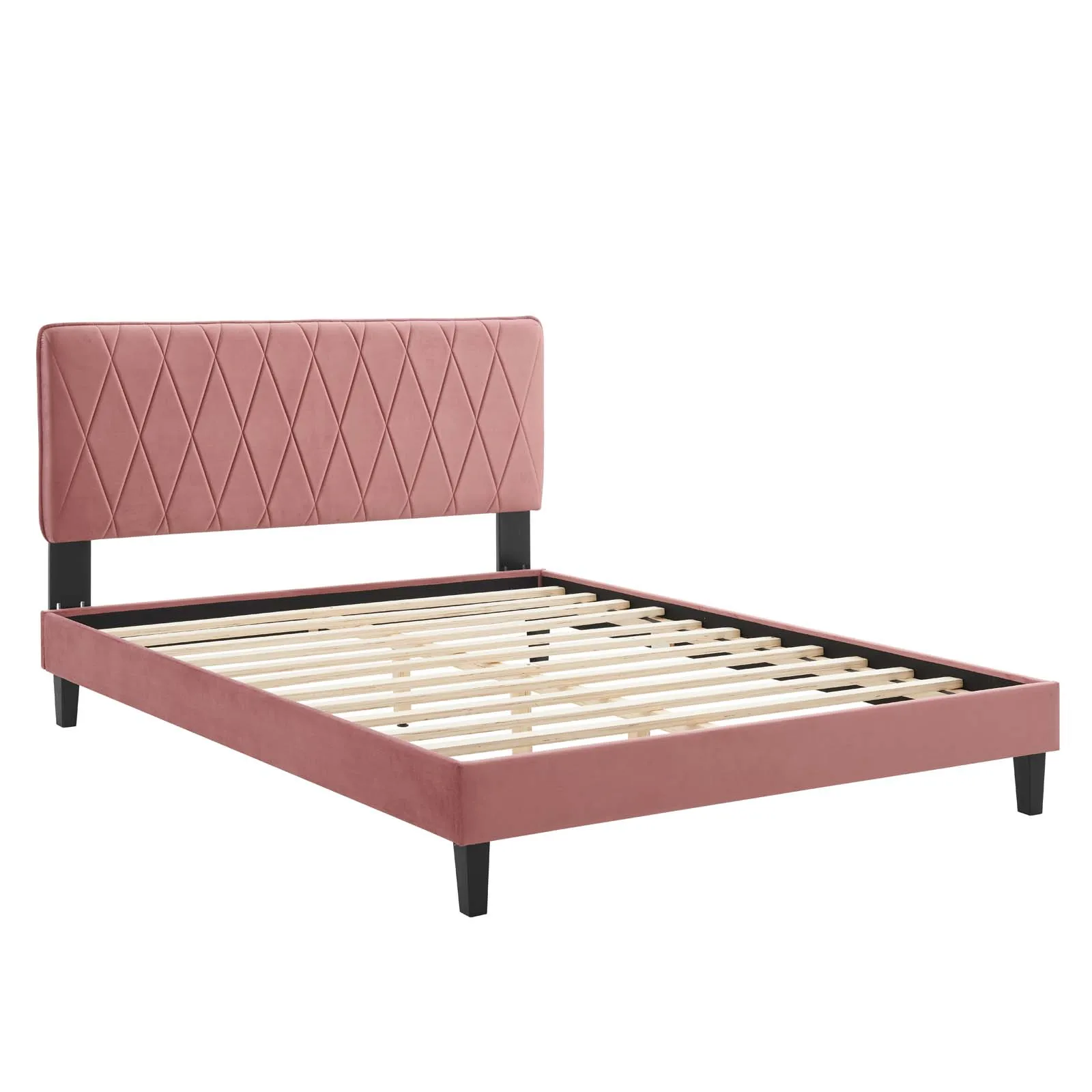 Modway - Phillipa Performance Velvet Queen Platform Bed