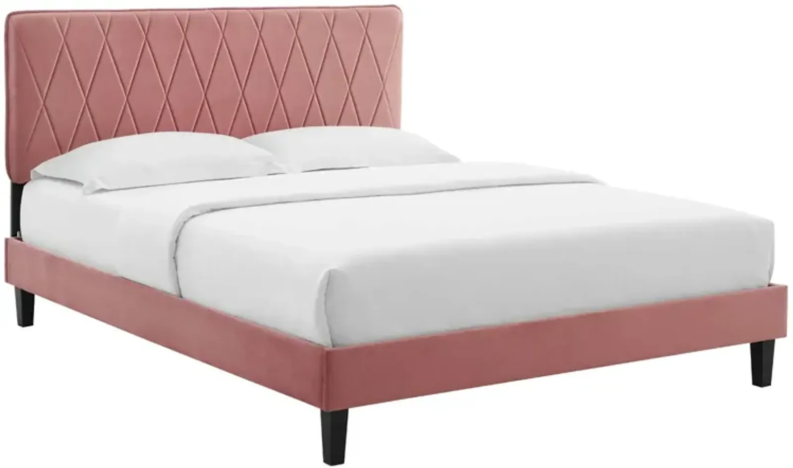 Modway - Phillipa Performance Velvet Queen Platform Bed