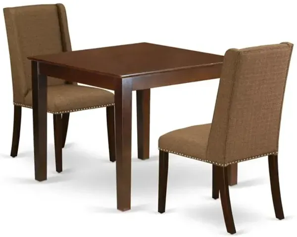 East West Furniture Dining Room Set Mahogany