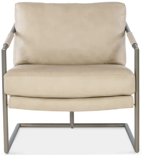 Moody Metal Chair in Beige