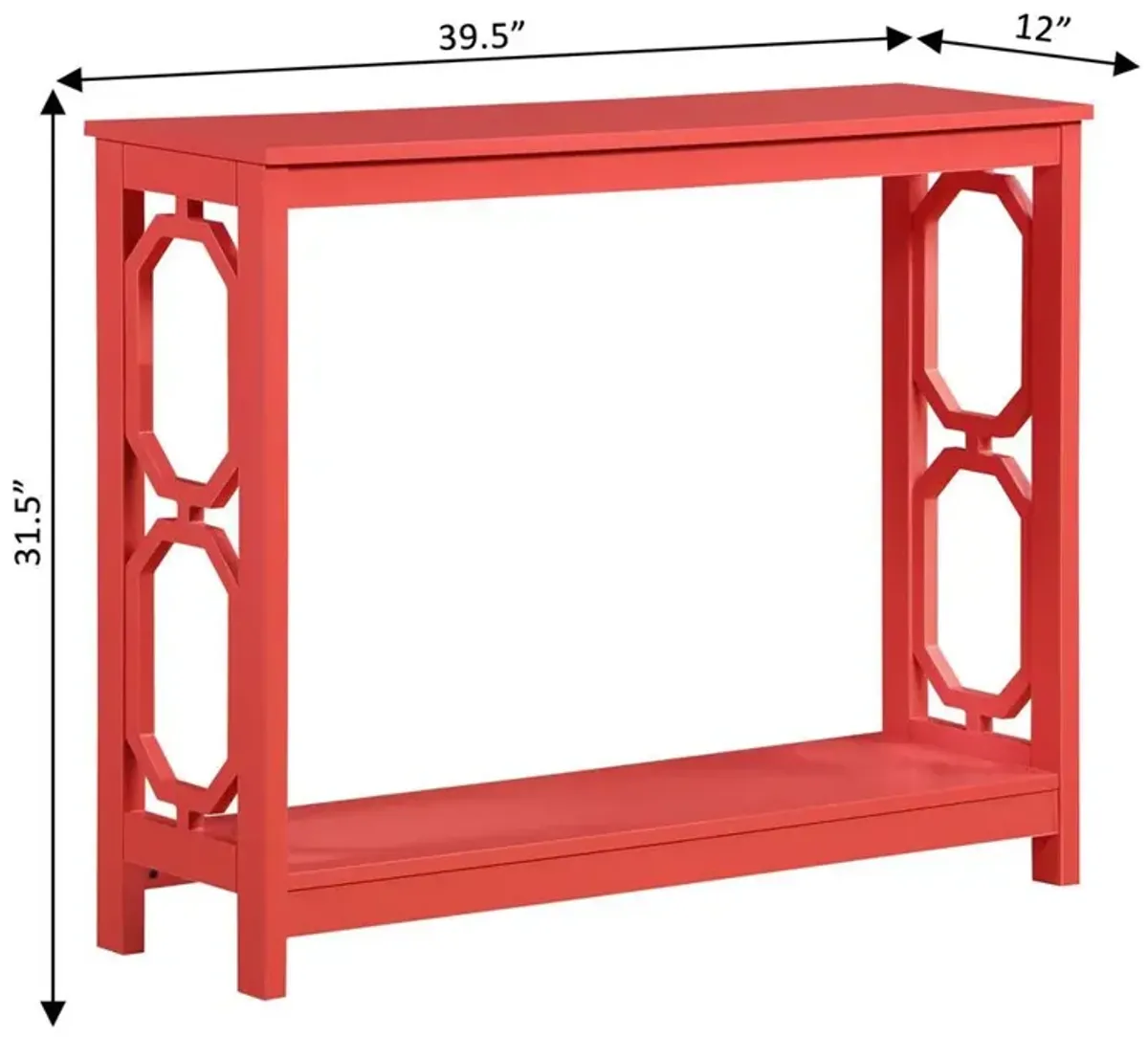 Convience Concept, Inc. Omega Console Table with Shelf