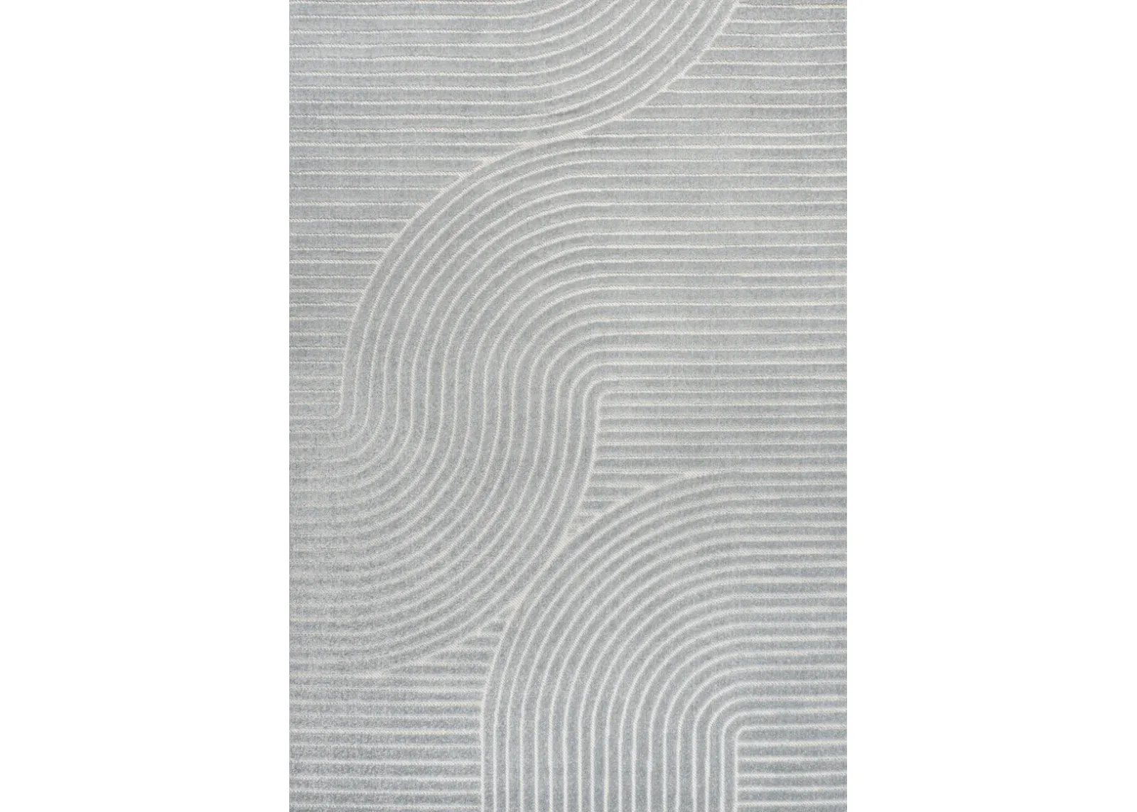 Skagen Minimalist Curve Geometric Area Rug