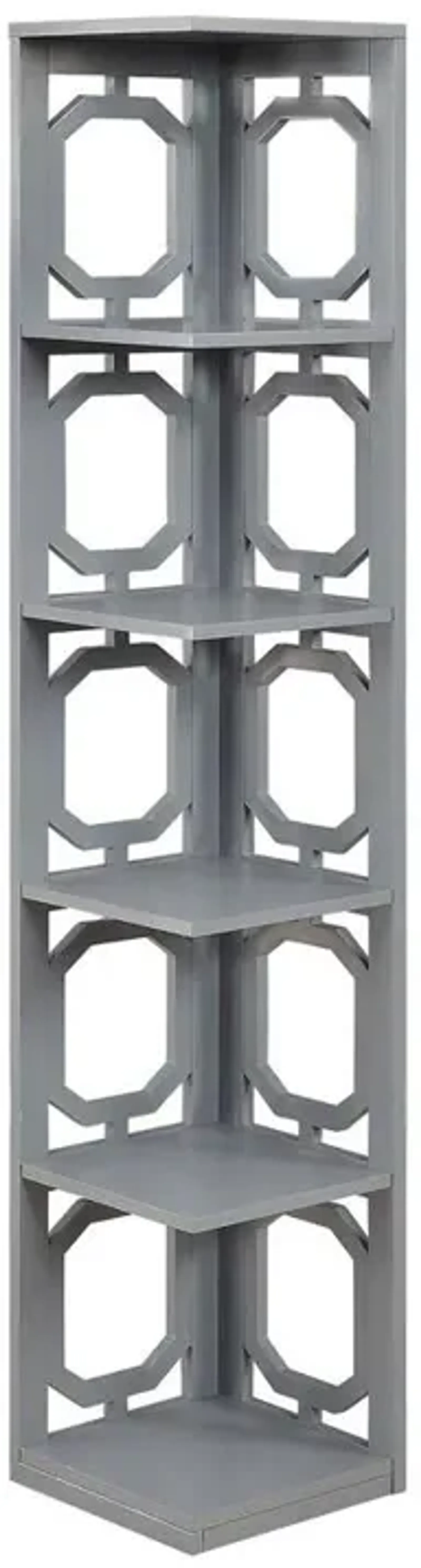 Convience Concept, Inc. Omega 5 Tier Corner Bookcase