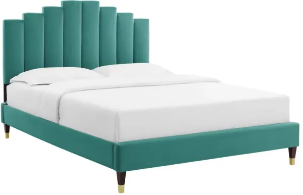 Modway - Elise King Performance Velvet Platform Bed