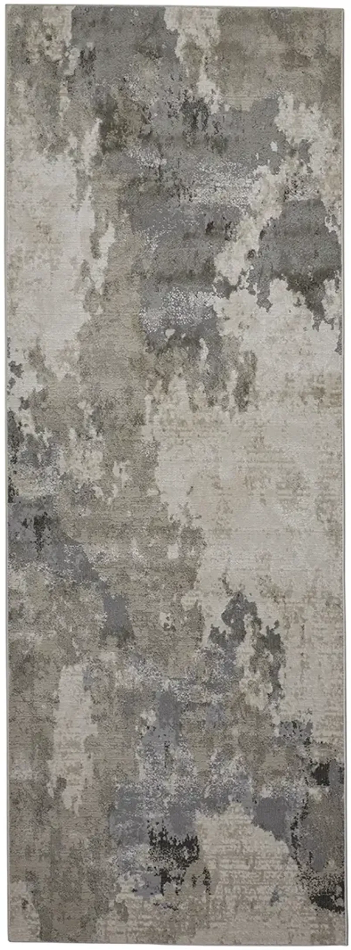 Prasad 3970F Ivory/Gray 2'10" x 7'10" Rug