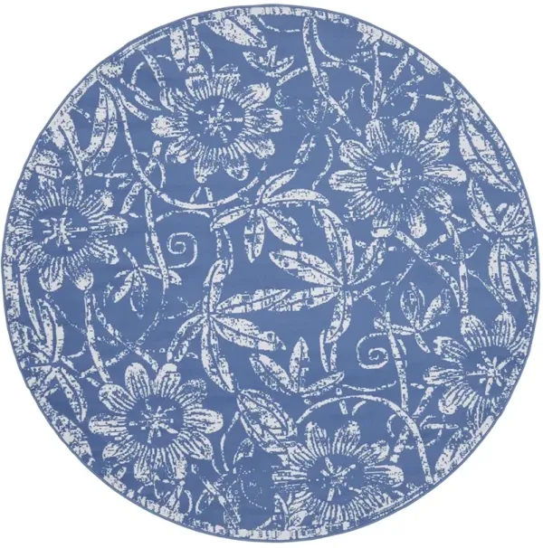 Whimsicle WHS05 Blue 8'4" x 11'6" Rug