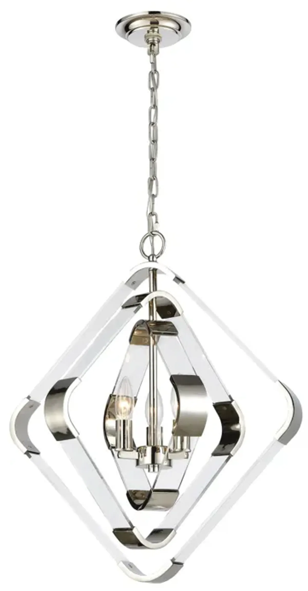 Rapid Pulse 20" 3-Light Chandelier