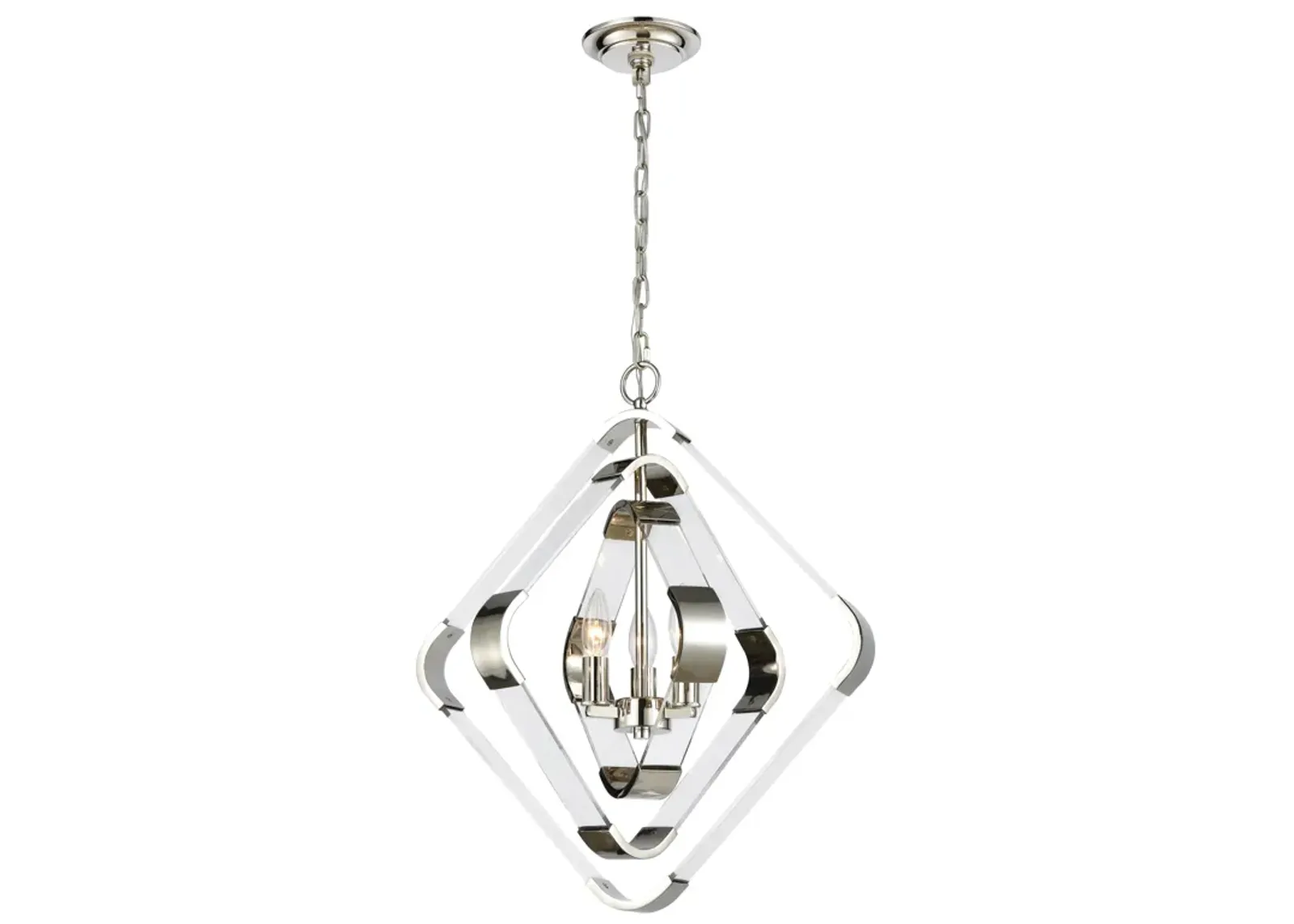 Rapid Pulse 20" 3-Light Chandelier