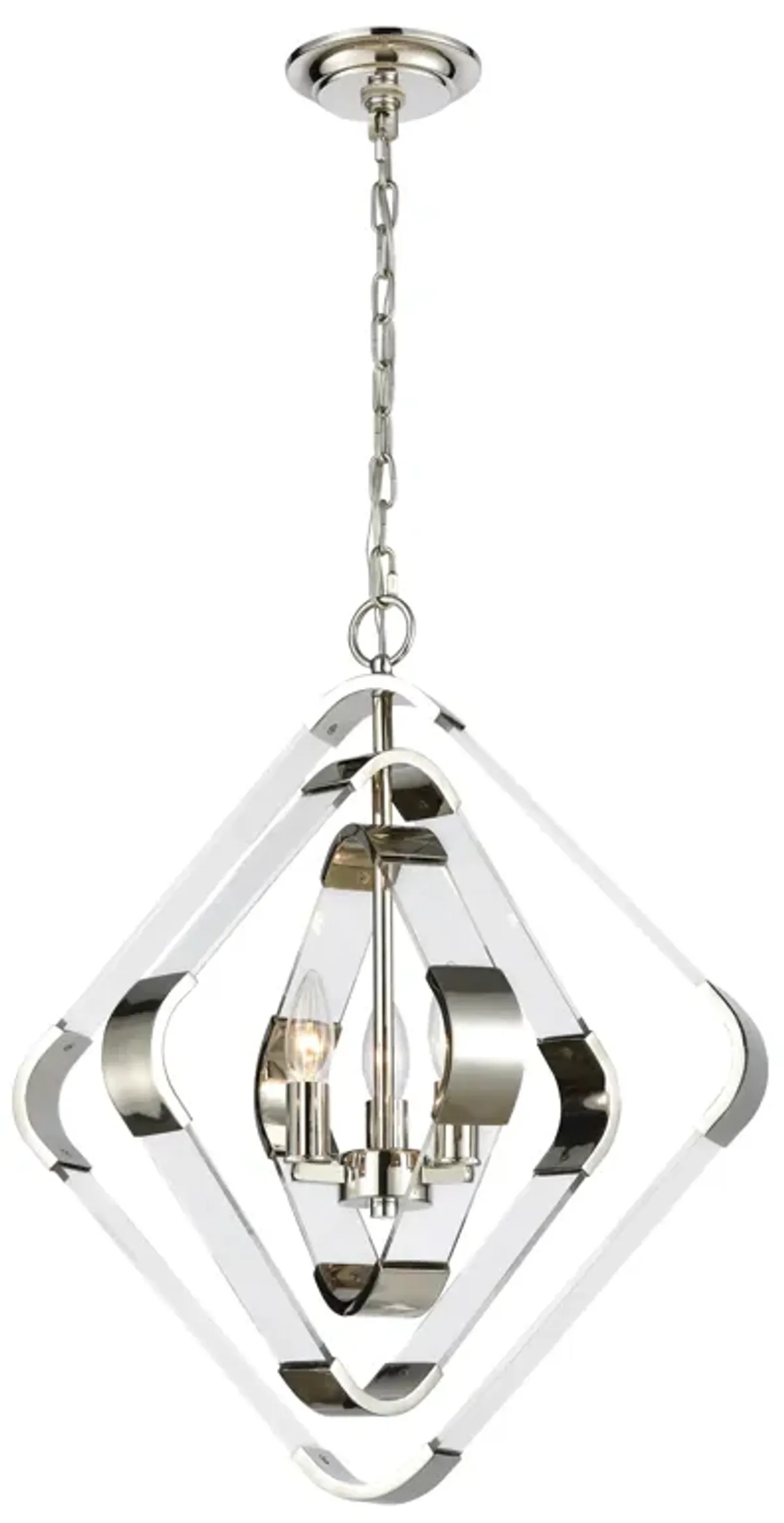 Rapid Pulse 20" 3-Light Chandelier